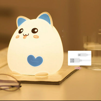 Cat-Shaped Eco-Friendly Rechargeable Night Light