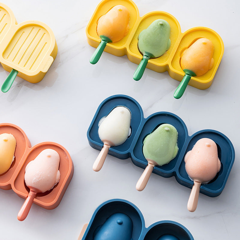 Penguin Silicone Ice Cream Molds - Eco-Friendly Fun