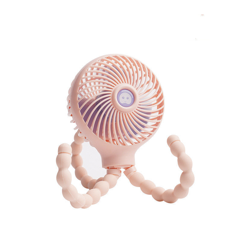 Portable Mini USB Charging Fan - Handheld & Stroller Friendly