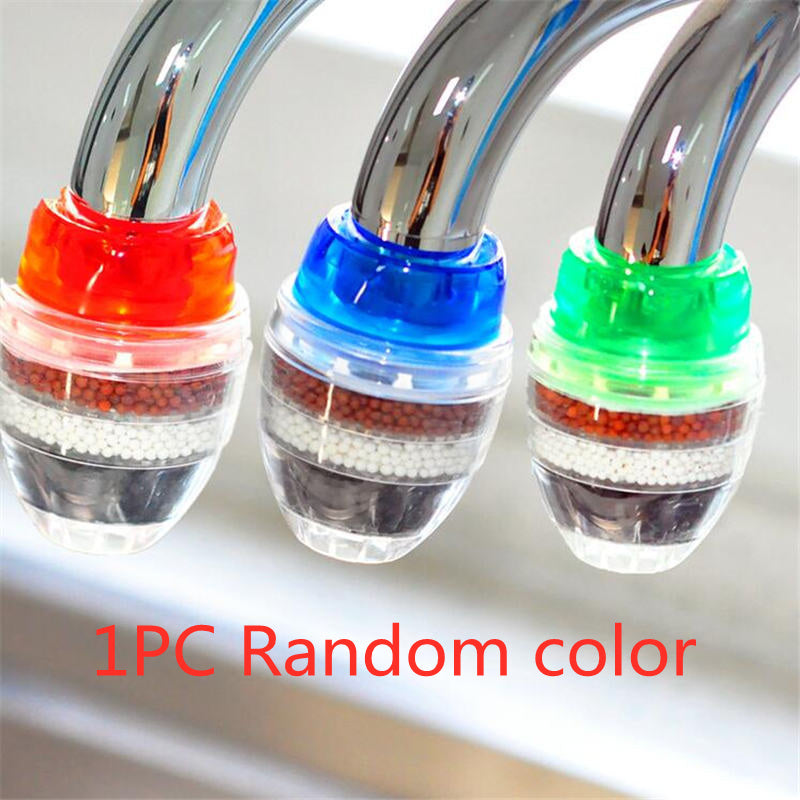 Silver Faucet Water Filter with Multi-Layer Filtration for Eco-Friendly Living