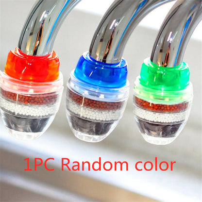 Silver Faucet Water Filter with Multi-Layer Filtration for Eco-Friendly Living