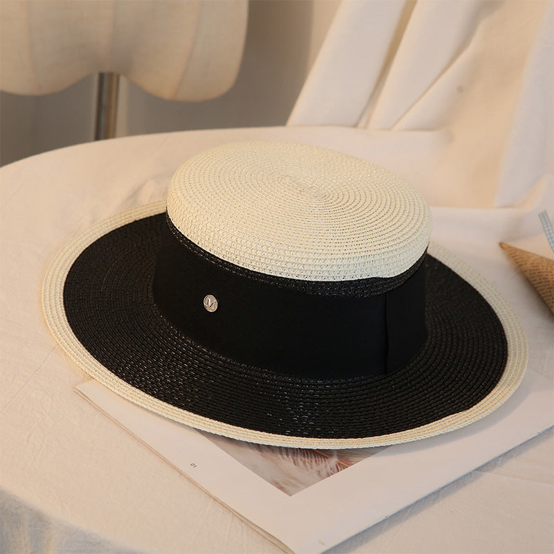 Elegant Eco-Friendly Straw Beach Hat for Women