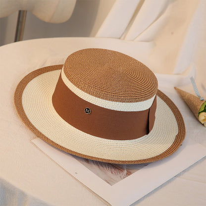Elegant Eco-Friendly Straw Beach Hat for Women