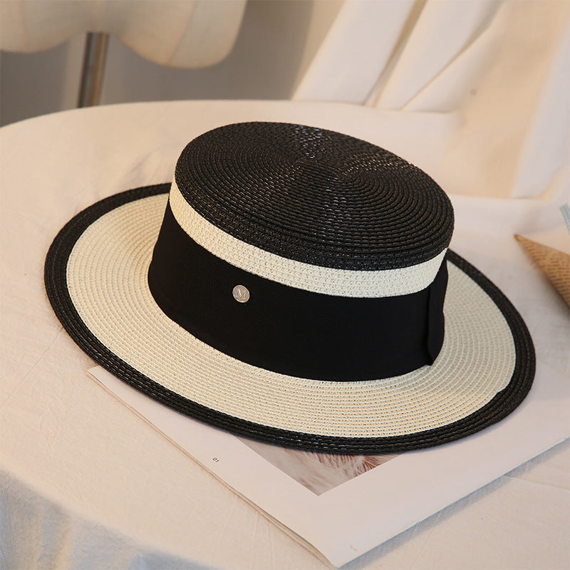 Elegant Eco-Friendly Straw Beach Hat for Women
