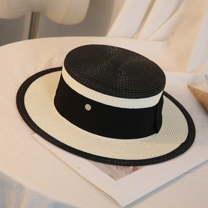 Elegant Eco-Friendly Straw Beach Hat for Women