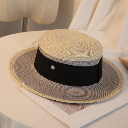 Elegant Eco-Friendly Straw Beach Hat for Women