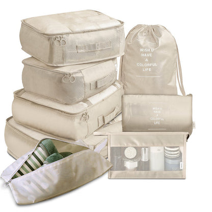 Eco-Friendly Travel Packing Cubes & Bags Set for Sustainable Organization