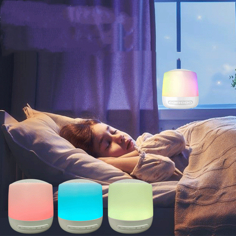 Colorful LED White Noise Bluetooth Speaker for Relaxation