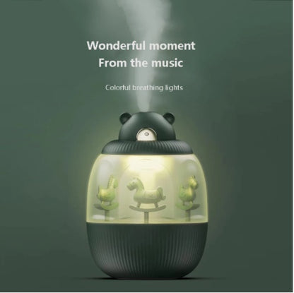 Eco-Friendly Aromatherapy Humidifier in Dark Green