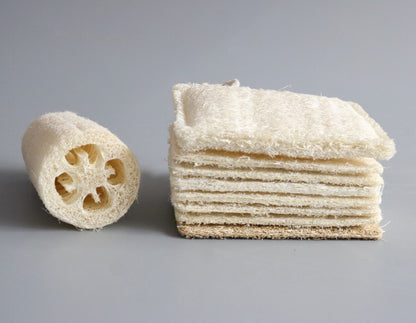 Eco-Friendly Natural Loofah Sponge for Exfoliation
