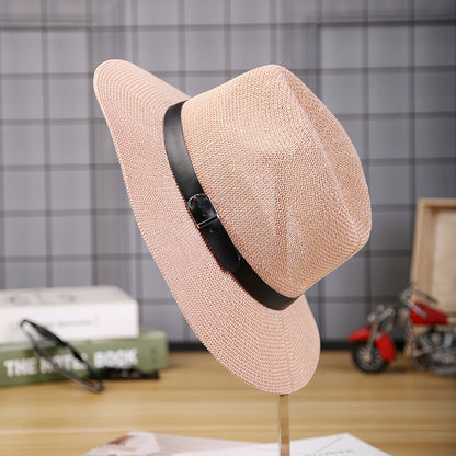 Sun-Proof Autumn Straw Hat for Seniors