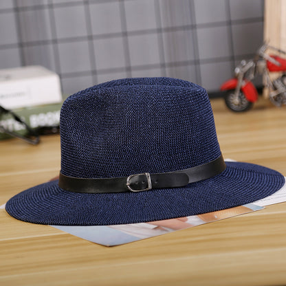 Sun-Proof Autumn Straw Hat for Seniors