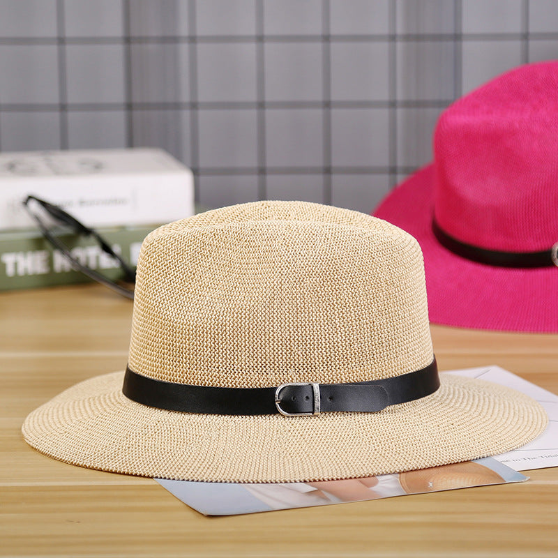 Sun-Proof Autumn Straw Hat for Seniors