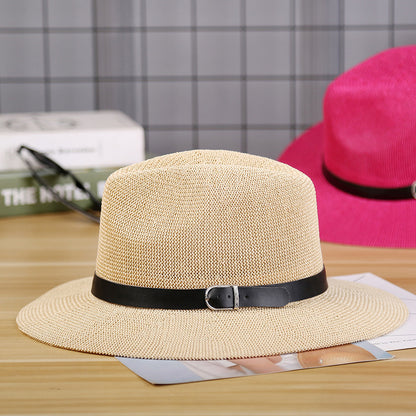 Sun-Proof Autumn Straw Hat for Seniors