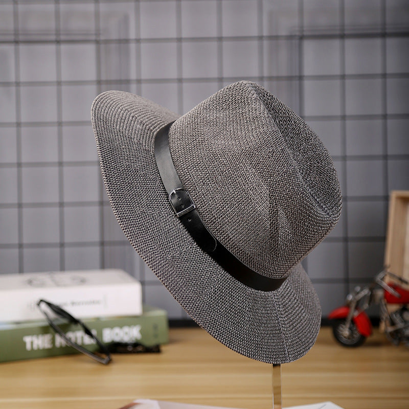 Sun-Proof Autumn Straw Hat for Seniors