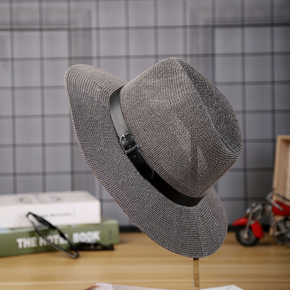 Sun-Proof Autumn Straw Hat for Seniors