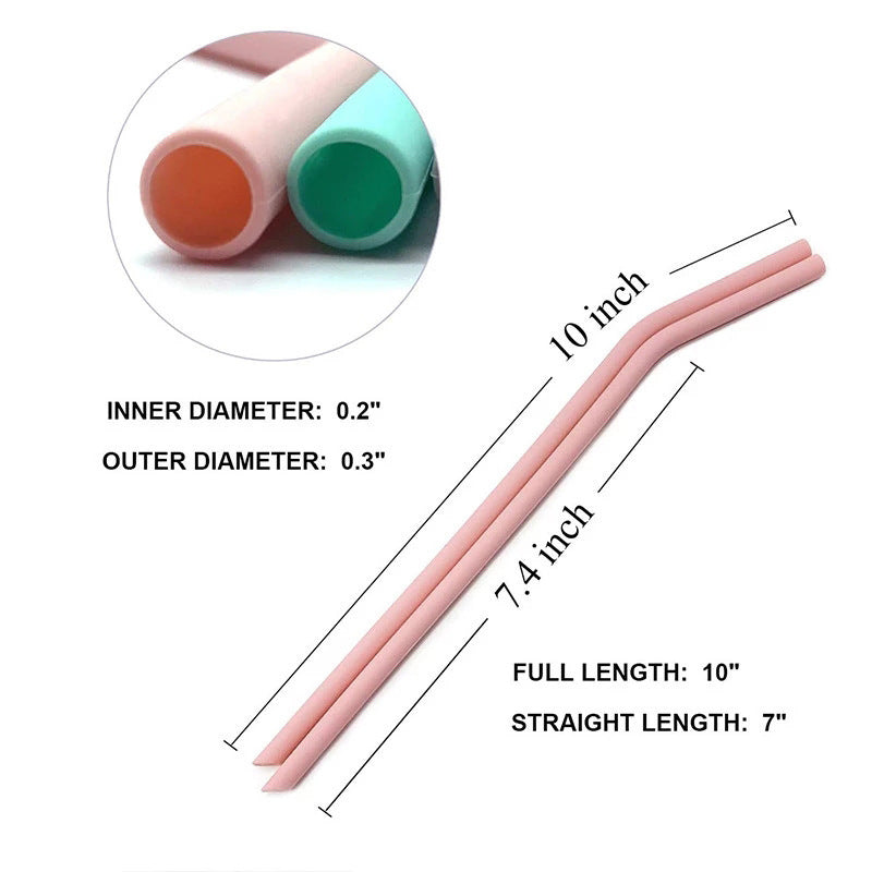 Eco-Friendly Silicone Folding Baby Bottles with Straw