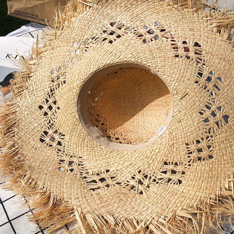 Eco-Friendly Wide-Brim Straw Sun Hat for Sustainable Sun Protection