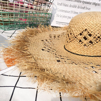 Eco-Friendly Wide-Brim Straw Sun Hat for Sustainable Sun Protection