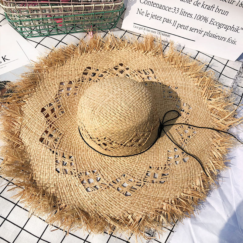 Eco-Friendly Wide-Brim Straw Sun Hat