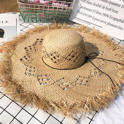 Eco-Friendly Wide-Brim Straw Sun Hat for Sustainable Sun Protection