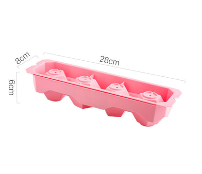 Eco-Friendly Silicone Hockey Puck Ice Tray