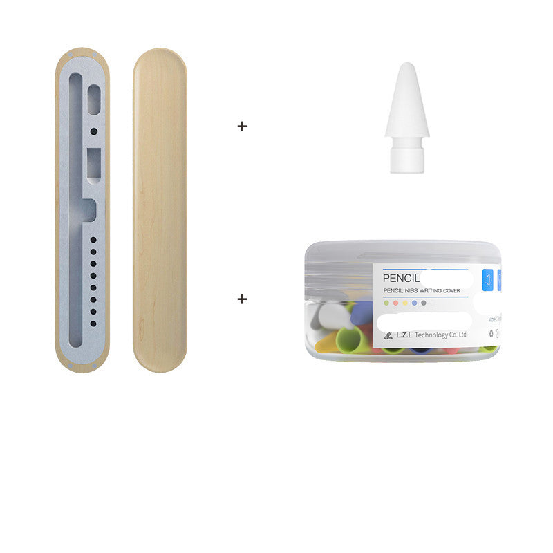 Eco-Friendly Walnut Storage Box for iPad & Stylus