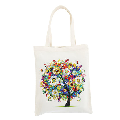 Eco-Friendly DIY Diamond Painting Tote Bag