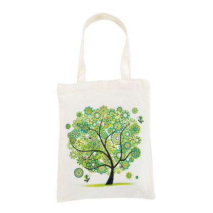 Eco-Friendly DIY Diamond Painting Tote Bag