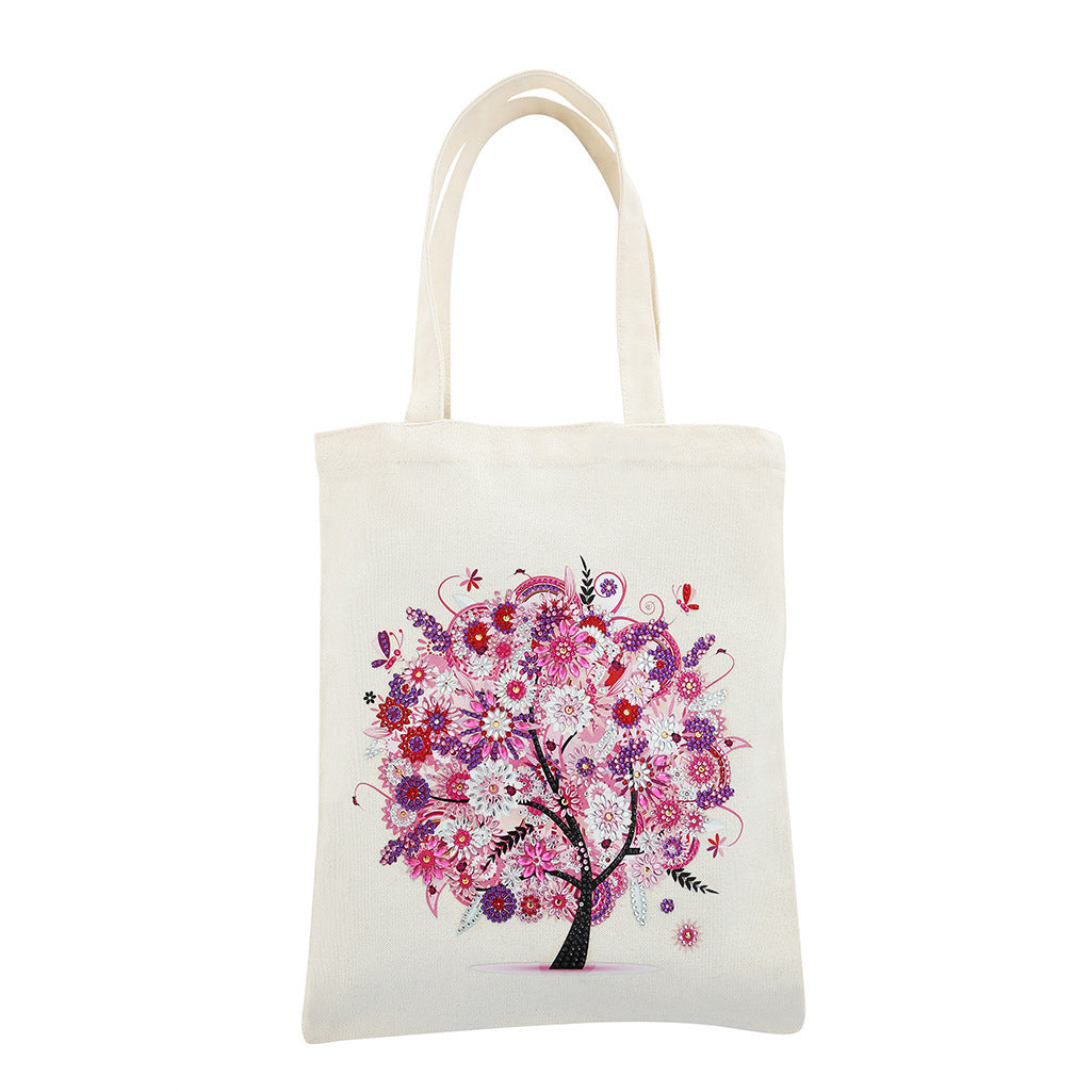 Eco-Friendly DIY Diamond Painting Tote Bag