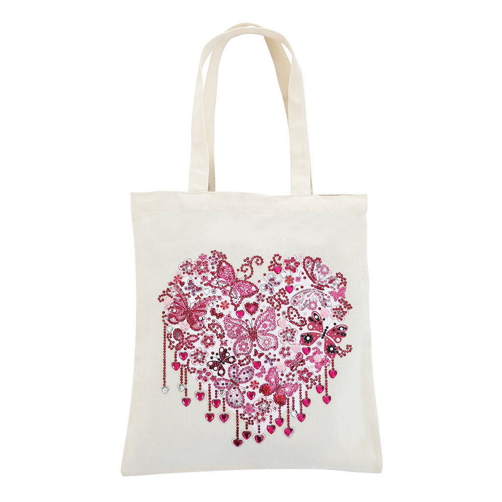 Eco-Friendly DIY Diamond Painting Tote Bag