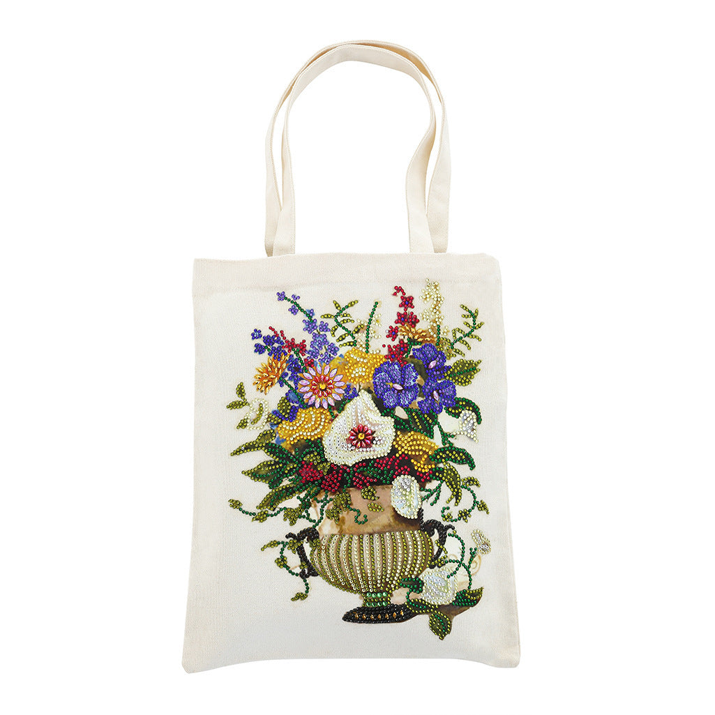 Eco-Friendly DIY Diamond Painting Tote Bag