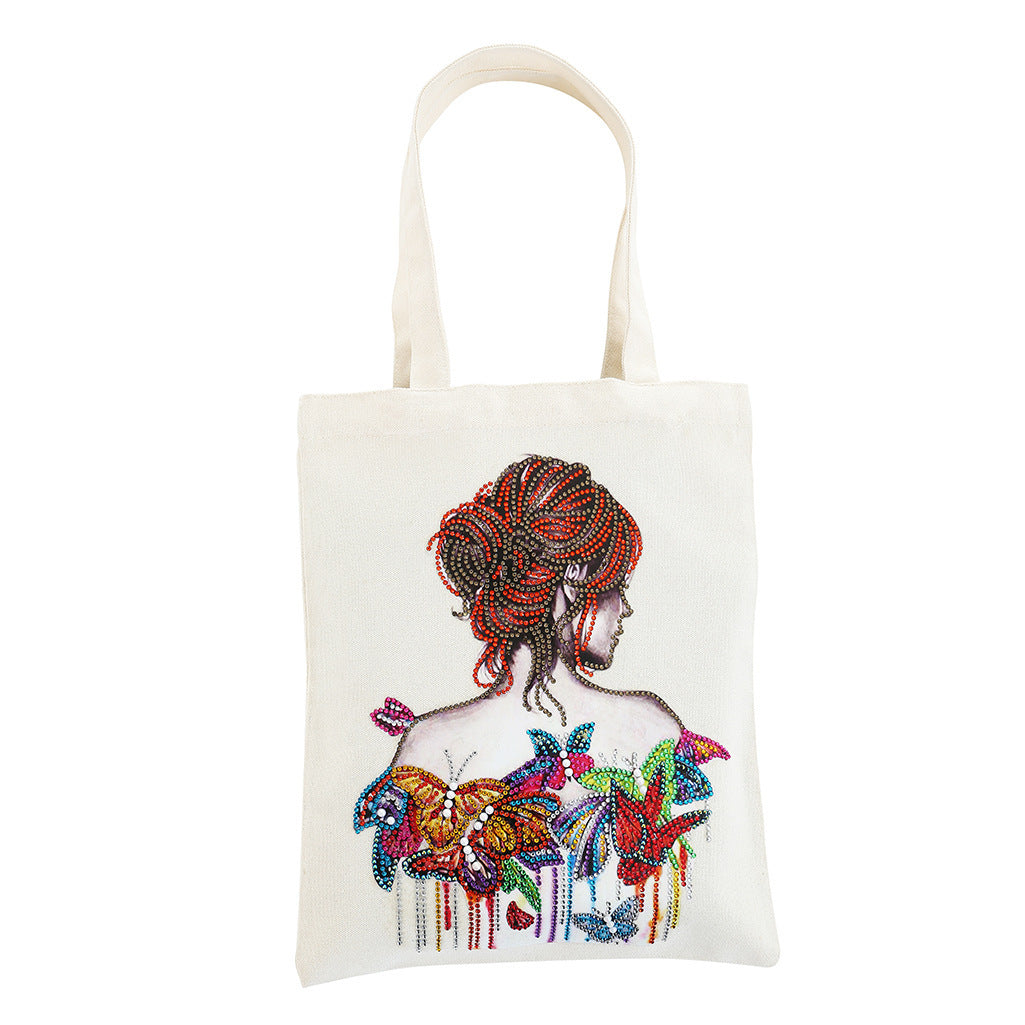 Eco-Friendly DIY Diamond Painting Tote Bag