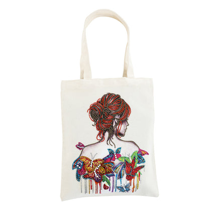 Eco-Friendly DIY Diamond Painting Tote Bag