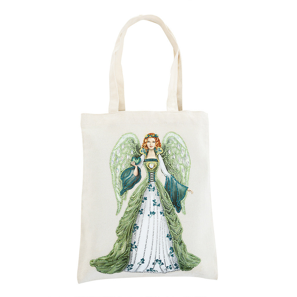 Eco-Friendly DIY Diamond Painting Tote Bag