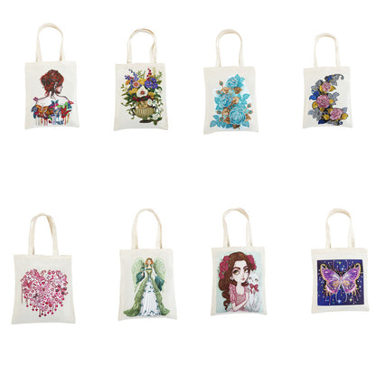 Eco-Friendly DIY Diamond Painting Tote Bag