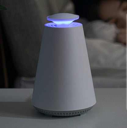 Eco-Friendly Conical Air Humidifier with Aromatherapy and Water-Saving Technology