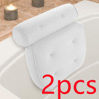 Luxurious Eco-Friendly Bath Pillow with Suction Cups