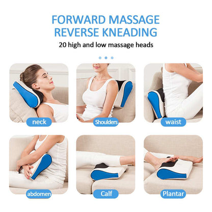Electric Massage Pillow for Stress Relief and Wellness