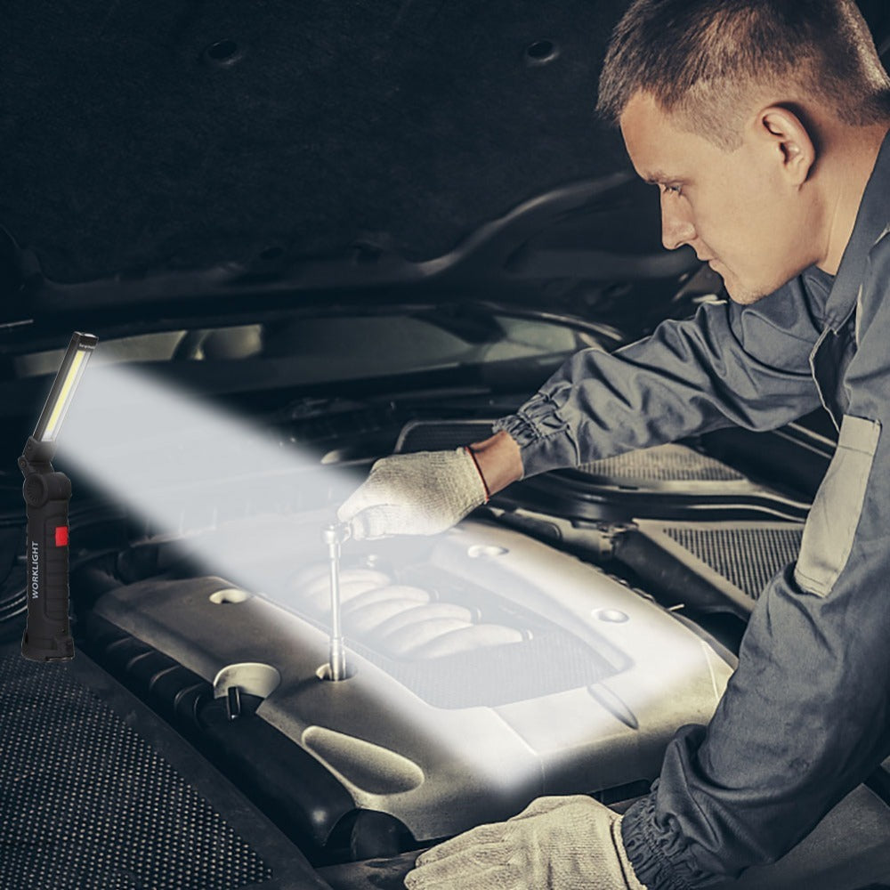 USB Rechargeable COB LED Tactical Flashlight & Lantern