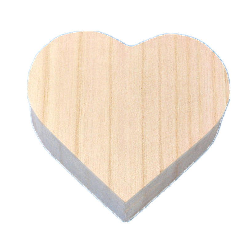 Heart-Shaped Eco-Friendly Wooden Box