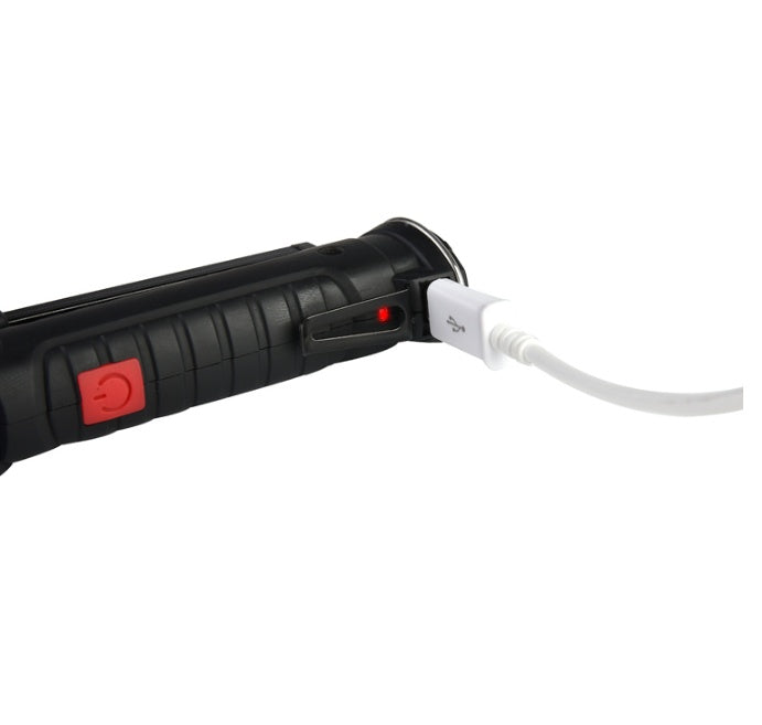USB Rechargeable COB LED Tactical Flashlight & Lantern