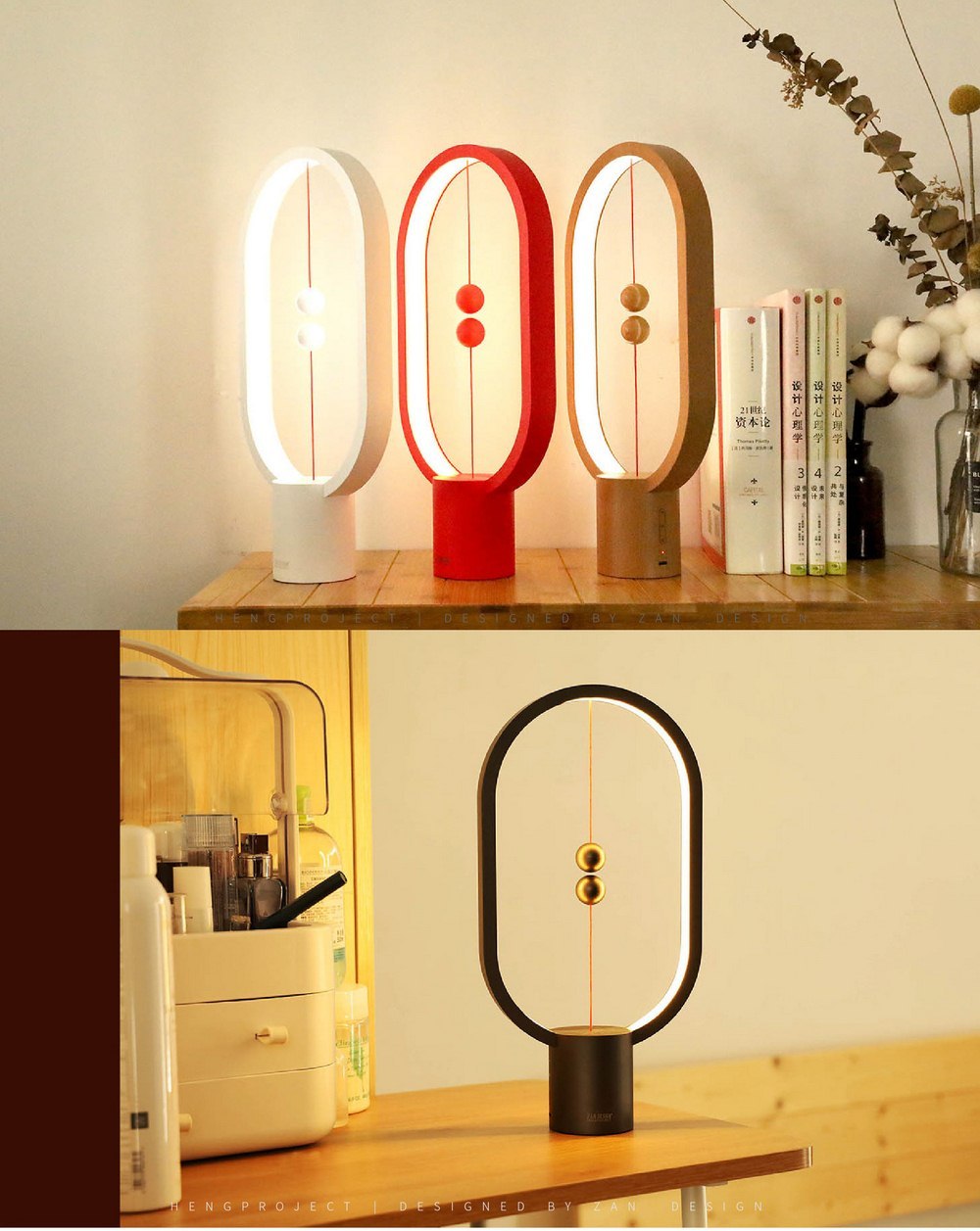 Eco-Friendly LED Table Lamp with Minimalist Charm