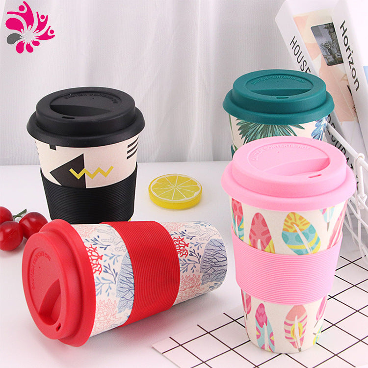 Eco-Friendly Reusable Bamboo Cup 400ml