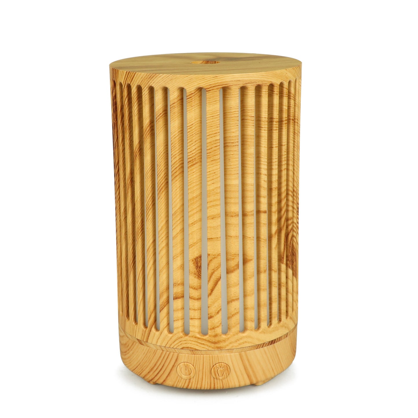 Natural Wood Air Diffuser with Vertical Slats