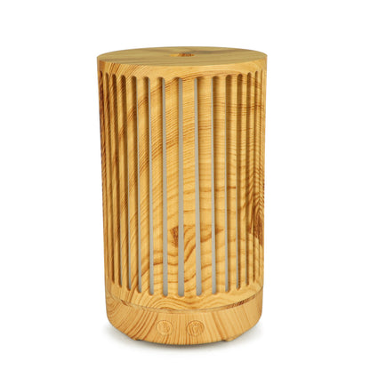 Natural Wood Air Diffuser with Vertical Slats