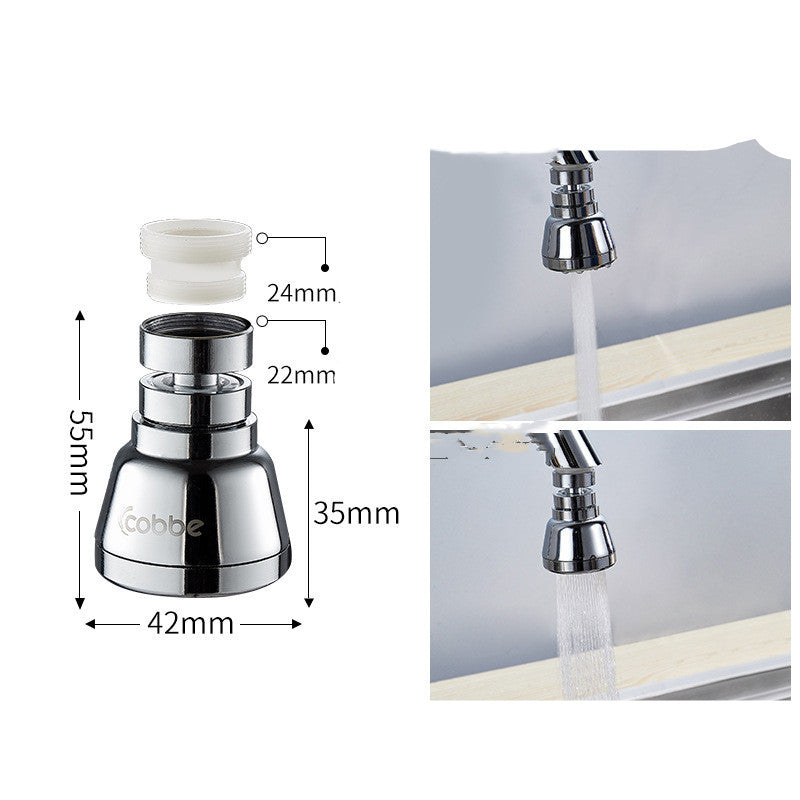 Eco-Friendly Rotatable Faucet Aerator for Water Savings