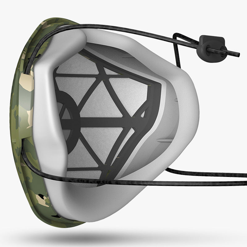 Black Reusable Ergonomic Face Mask - Sustainable & Comfortable