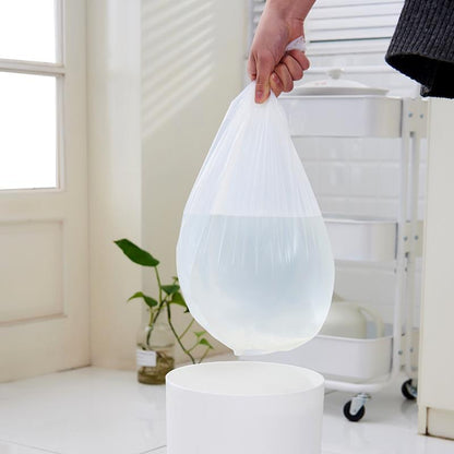 Biodegradable White Garbage Bags - Eco-Friendly Waste Solution