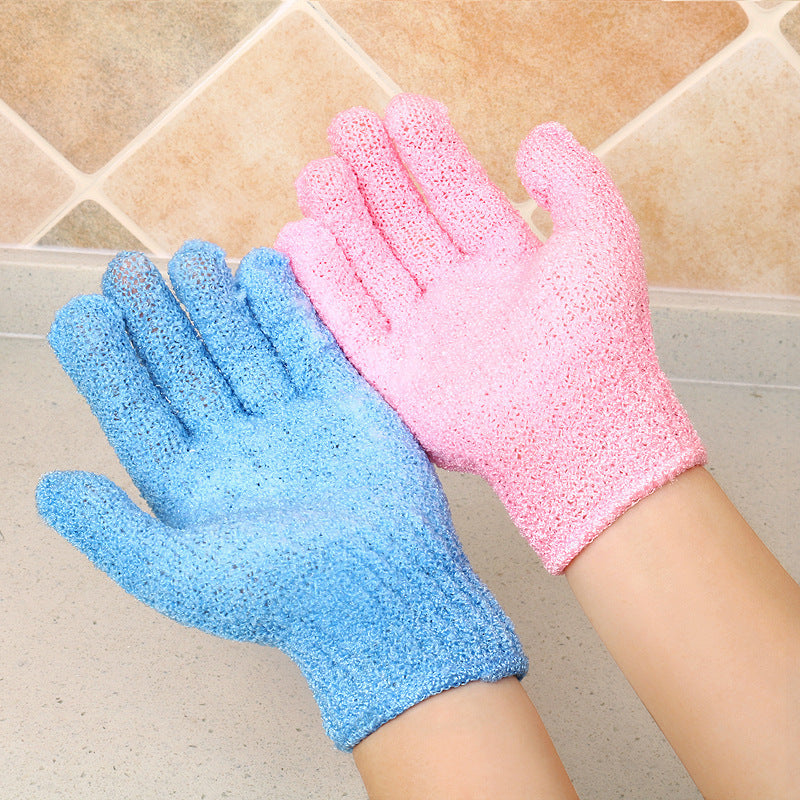 Eco-Friendly Candy Color Mud Exfoliating Bath Gloves